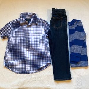 Boys 3 pieces bundle used good condition.  #9